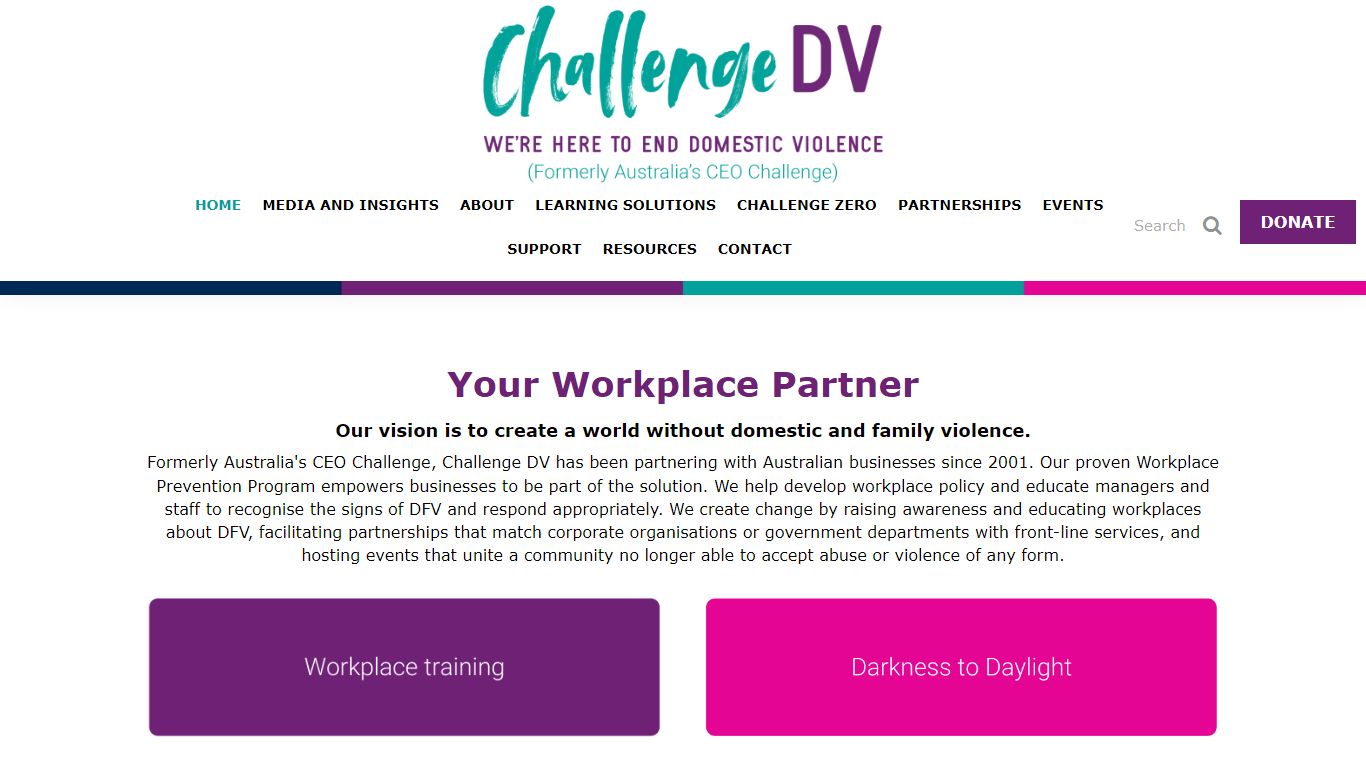 Workplace Domestic and Family Violence Training | Challenge DV